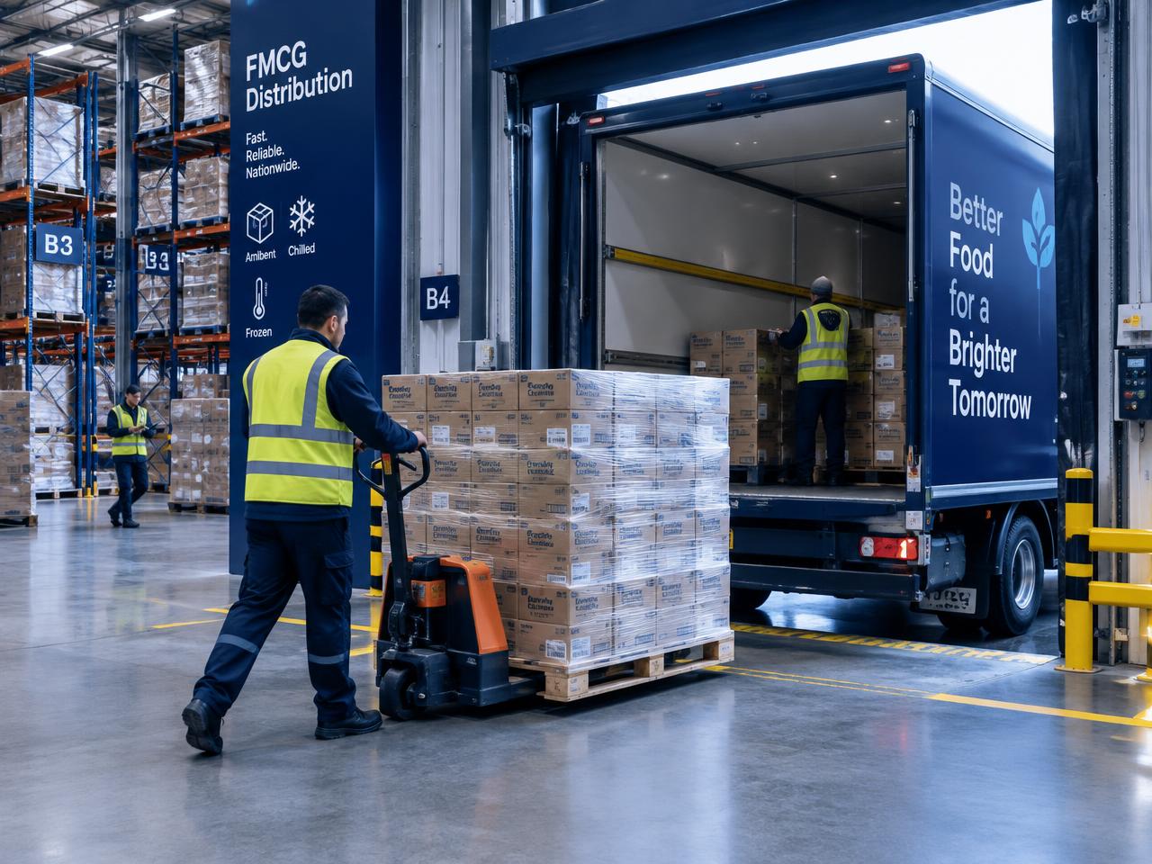 Proses muat barang FMCG ke armada DJA